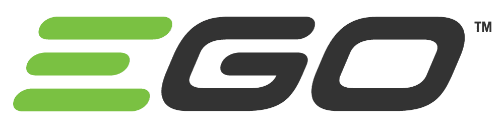 Logo with stylized letter G in black and green.